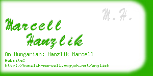marcell hanzlik business card
